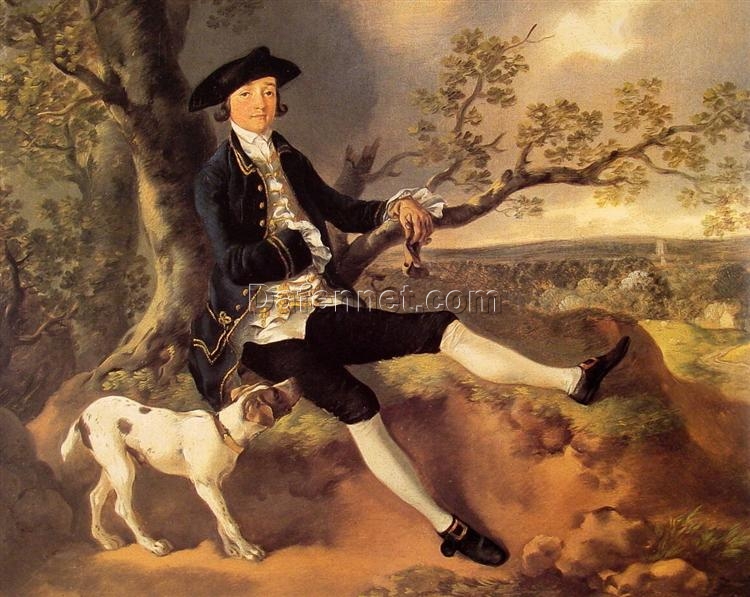 Thomas Gainsborough’s John Plampin – A Timeless Rococo Portrait from the 1750s