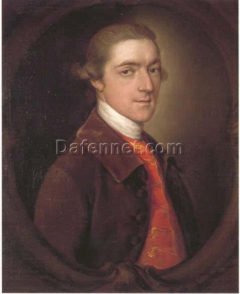 Thomas Gainsborough Portrait of John Spencer, 1st Earl Spencer (c.1763) – Rococo Oil on Canvas