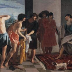 Velazquez Baroque Religious Painting – Joseph's Bloody Coat Brought to Jacob (1630)