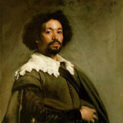 Juan de Pareja by Velazquez – MET Museum Baroque Portrait Reproduction (1650)