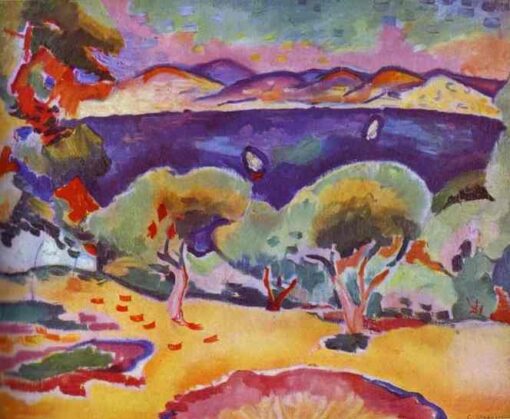 La Ciotat by Georges Braque (1907) – Fauvist Landscape Painting on Canvas