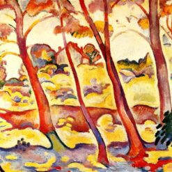 Landscape at La Ciotat (1907) – Georges Braque’s Fauvist Landscape on Panel