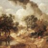 Thomas Gainsborough’s Landscape in Suffolk (c.1750) – Rococo Landscape Masterpiece