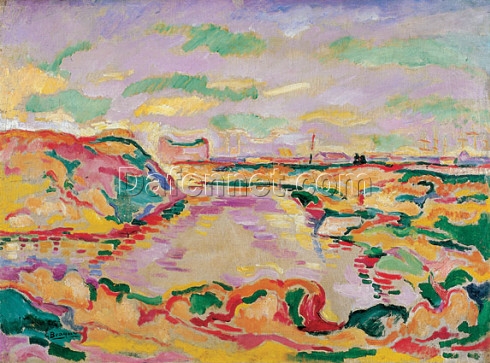 Landscape near Antwerp (1906) – Fauvist Landscape by Georges Braque