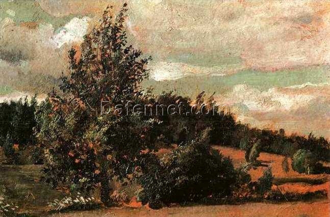 Order Filonov’s Landscape. Wind (1907) – Custom Oil Painting Replica | Russian Realism Artwork from DaFen Village Studio