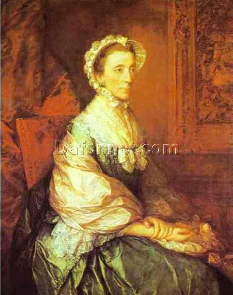 Thomas Gainsborough Mary, Duchess of Montagu (c.1768) – Aristocratic Rococo Portrait