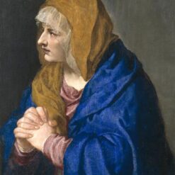 Mater Dolorosa – 1550 Late Renaissance Oil Painting by Titian