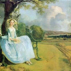 INSPIRED BY Thomas Gainsborough - English Countryside Portrait | Handmade Oil Painting for Elegant Wall Art | DaFen Village Studio
