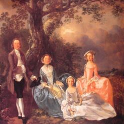 INSPIRED BY Rococo Art – Family Portrait Oil Painting of the Gravenor Family | DaFen Village Studio