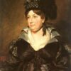 1818 Mrs. James Pulham Sr. by John Constable – Romantic Oil Portrait