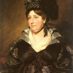 1818 Mrs. James Pulham Sr. by John Constable – Romantic Oil Portrait