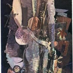 Expressionist Portrait Oil Painting – Georges Braque 'La Nuit' (1951), Hand-Painted on Canvas