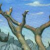 Diego Rivera 'Copalli' Surrealist Landscape Oil Painting – Iconic 1937 Artwork