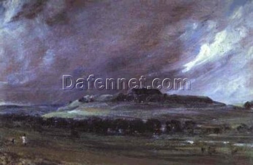 Victoria and Albert Museum Art Reproduction – Old Sarum by John Constable Oil Painting Copy