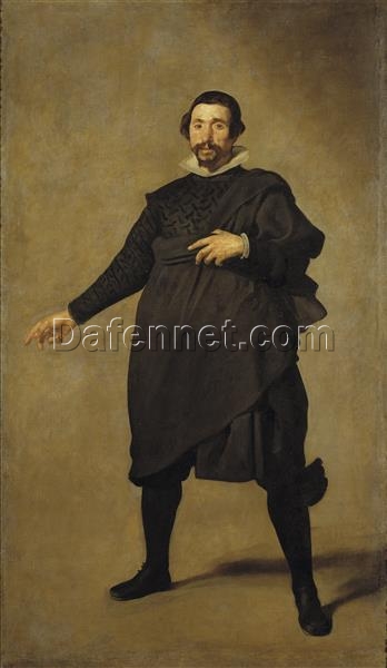 Diego Velázquez Pablo de Valladolid Portrait – 17th Century Baroque Oil Painting Reproduction
