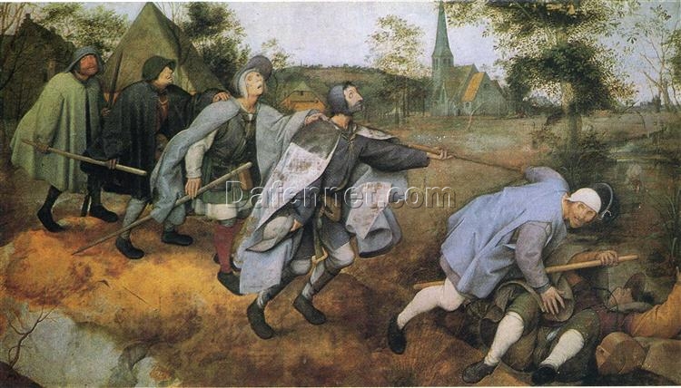 Pieter Bruegel’s Parable of the Blind – Hand-Painted Allegorical Painting Reproduction