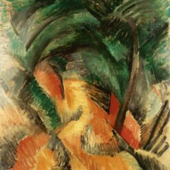 Custom Oil Painting – "Path at Estaque" by Georges Braque – Handmade Cubist Landscape Reproduction