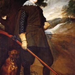 Philip IV King of Spain by Diego Velázquez – 1632 Baroque Royal Portrait Oil Painting Reproduction