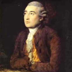 INSPIRED BY "Portrait of Philip James de Loutherbourg" by Thomas Gainsborough – Custom Rococo Oil Painting | DaFen Village Studio