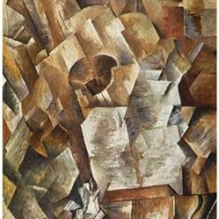 Handmade "Piano and Mandolin" by Georges Braque – Cubist Still Life Oil Painting