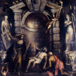 Late Renaissance Pieta by Titian – 1576 Mannerist Religious Painting