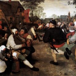 The Peasant Dance – 1568 Genre Painting by Pieter Bruegel the Elder