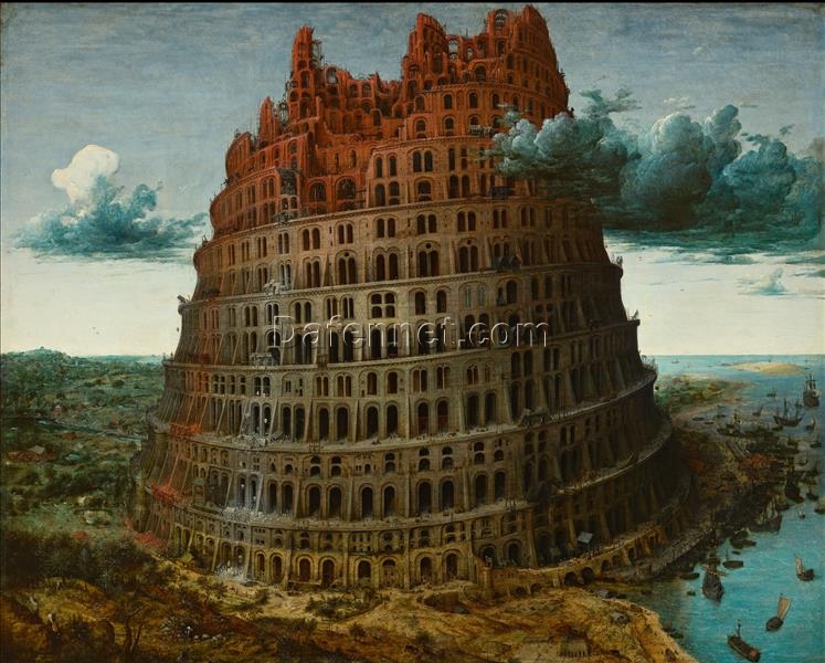 The ‘Little’ Tower of Babel – Oil Painting by Pieter Bruegel the Elder, 1563