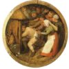 pieter brueghel the elder 1568 the drunkard pushed into the pigsty