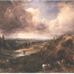 John Constable Romantic Oil Painting – Pond in Branchhill Canvas Wall Art from DaFen Village Studio