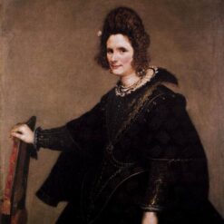 Portrait of a Lady by Velázquez – 1633 Baroque Spanish Portrait Oil Painting Reproduction