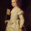 Titian’s Portrait of a Lady in White – 1561, Mannerist Oil Painting