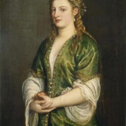 Titian’s Portrait of a Lady – c.1555 Mannerist Oil Painting