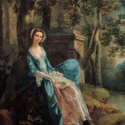 Thomas Gainsborough’s Portrait of a Woman – Rococo Elegance (c.1750)