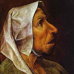 Pieter Bruegel the Elder – Portrait of an Old Woman (1563), Northern Renaissance Oil Painting