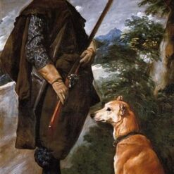 Portrait of Cardinal Infante Ferdinand of Austria with Gun and Dog by Diego Velázquez – 1632 Baroque Portrait Oil Painting Reproduction