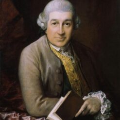 INSPIRED BY "Portrait of David Garrick" by Thomas Gainsborough – Personalized Rococo Oil Painting | DaFen Village Studio