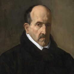 Portrait of Don Luis de Góngora by Diego Velázquez – 1622 Baroque Oil Painting Replica on Canvas