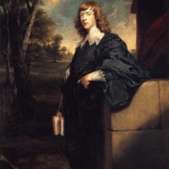 Hand-Painted Thomas Gainsborough 'George Spencer, 2nd Earl Spencer' c.1785 Portrait Reproduction - Rococo Nobleman Oil Painting - Dafen Village Canvas Art