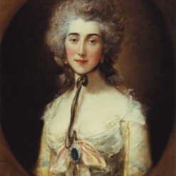 INSPIRED BY "Portrait of Grace Dalrymple Elliott" – Custom Rococo Oil Painting | DaFen Village Studio