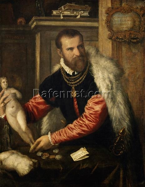 Jacopo Strada by Titian – A Portrait of Influence and Ambition