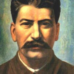 Portrait of Joseph Stalin by Pavel Filonov – 1936 Socialist Realism Oil Painting | Custom Oil Reproduction
