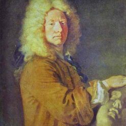 Portrait of M. Pater – Elegant Rococo Artist Portrait by Watteau | Custom Oil Painting from DaFen Village