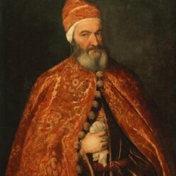 Portrait of Doge Marcantonio Trevisani – 1554 Oil Painting by Titian