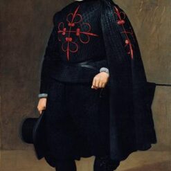 Velázquez’s Portrait of Pedro de Barberana y Aparregui – 1631 Baroque Spanish Aristocratic Portrait Oil Painting Replica