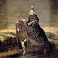 Queen Margaret of Austria – Baroque Portrait by Velázquez, Oil Painting Reproduction for Art Collectors