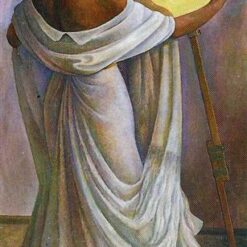 Diego Rivera 'Portrait of Ruth Rivera' Naïve Art Oil Painting – Iconic 1949 Portrait