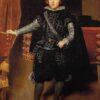 Prince Balthasar Carlos by Velazquez – 1639 Baroque Royal Portrait Oil Reproduction