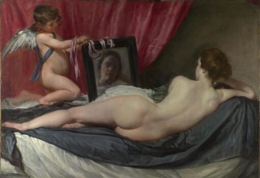 The Rokeby Venus by Diego Velázquez – 1644–1648 Baroque Mythological Oil Painting Replica on Canvas