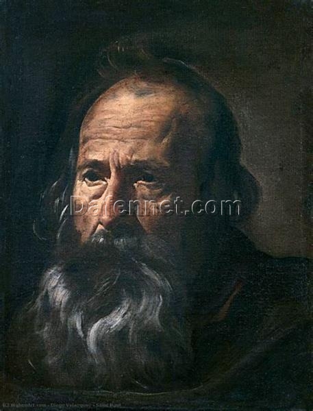 Saint Paul by Diego Velázquez – 1619–1620 Baroque Religious Oil Painting Replica on Canvas