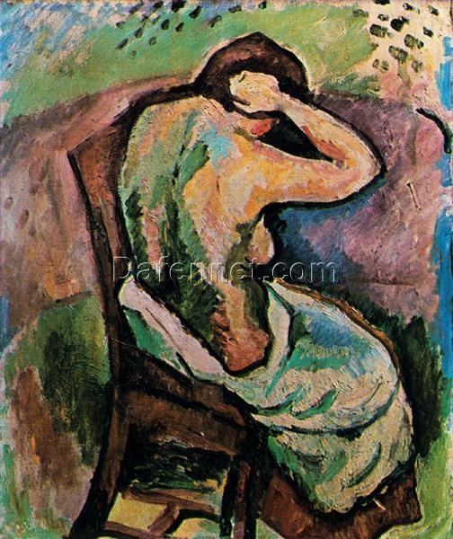 Seated Woman by Georges Braque (1907) – A Fauvist Celebration of Color